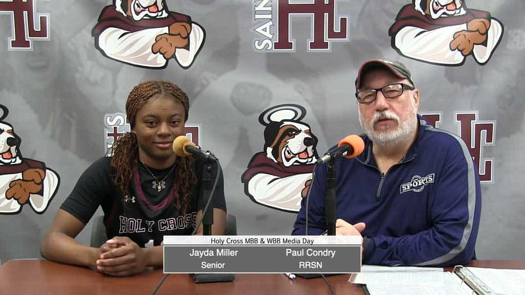 Interview with Jayda Miller – Holy Cross College Women’s Basketball Media Day 2022